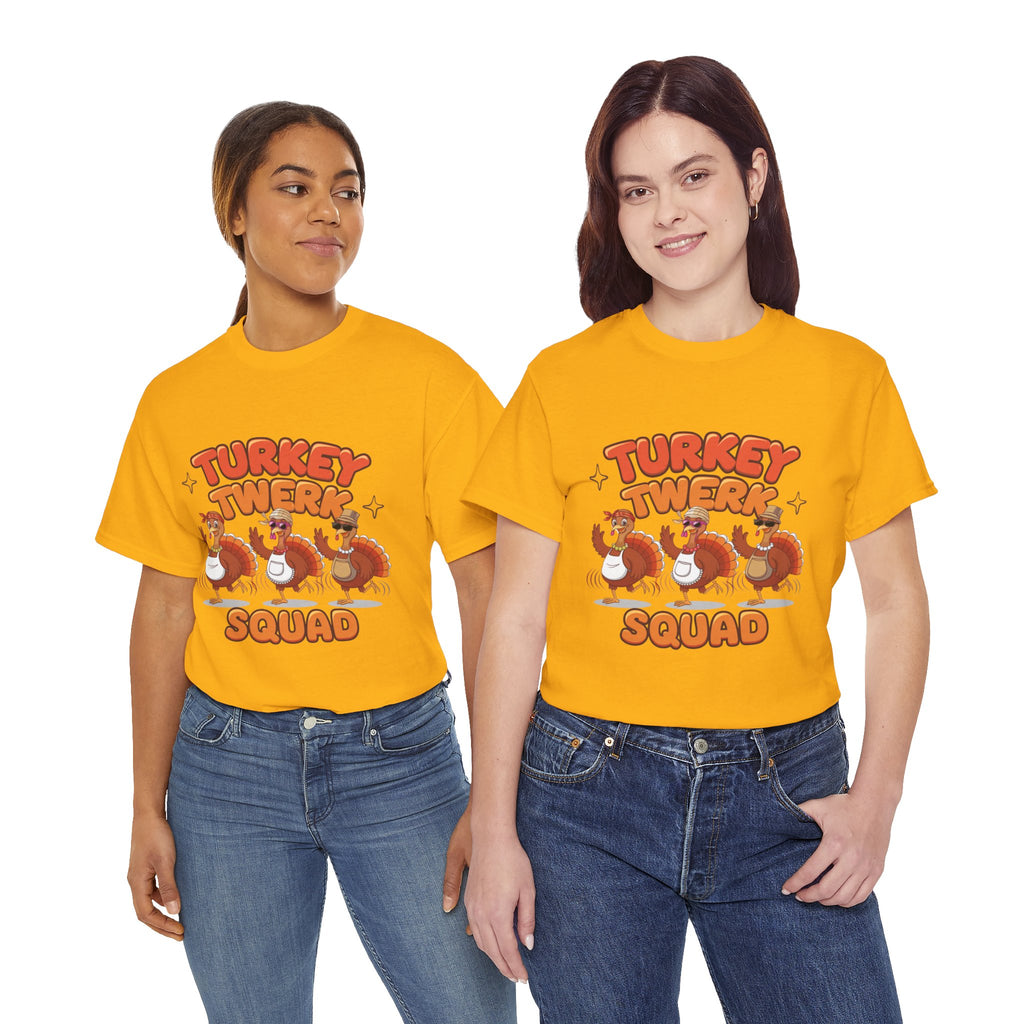 Turkey Twerk Squad T-Shirt — Funny Thanksgiving Turkey Dance Tee