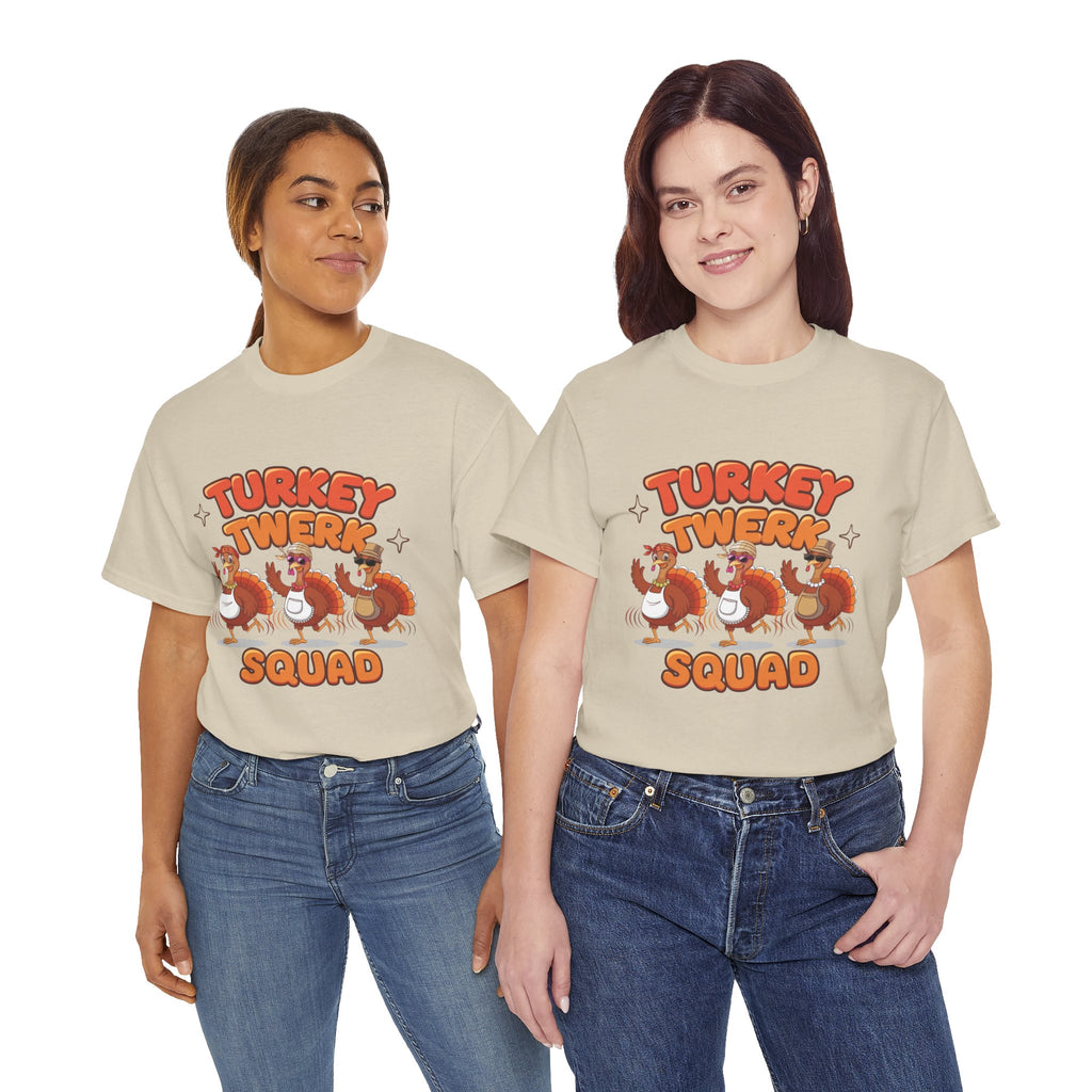 Turkey Twerk Squad T-Shirt — Funny Thanksgiving Turkey Dance Tee