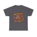 Thanksgiving Turkey Tee - "No Regrets Just Refills" Funny Holiday T-Shirt
